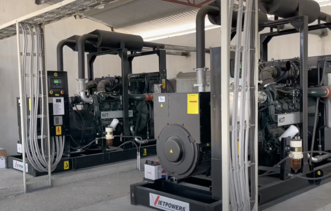Test máy Hyundai 500kVA kết nối ATS