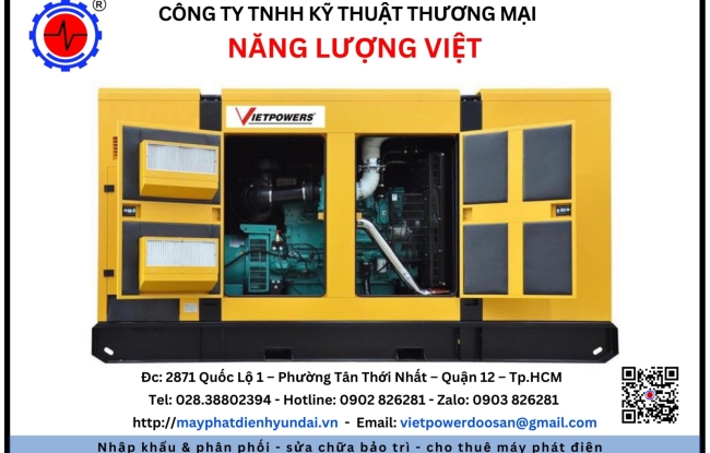  Máy phát điện VietPowers phục vụ trang trại