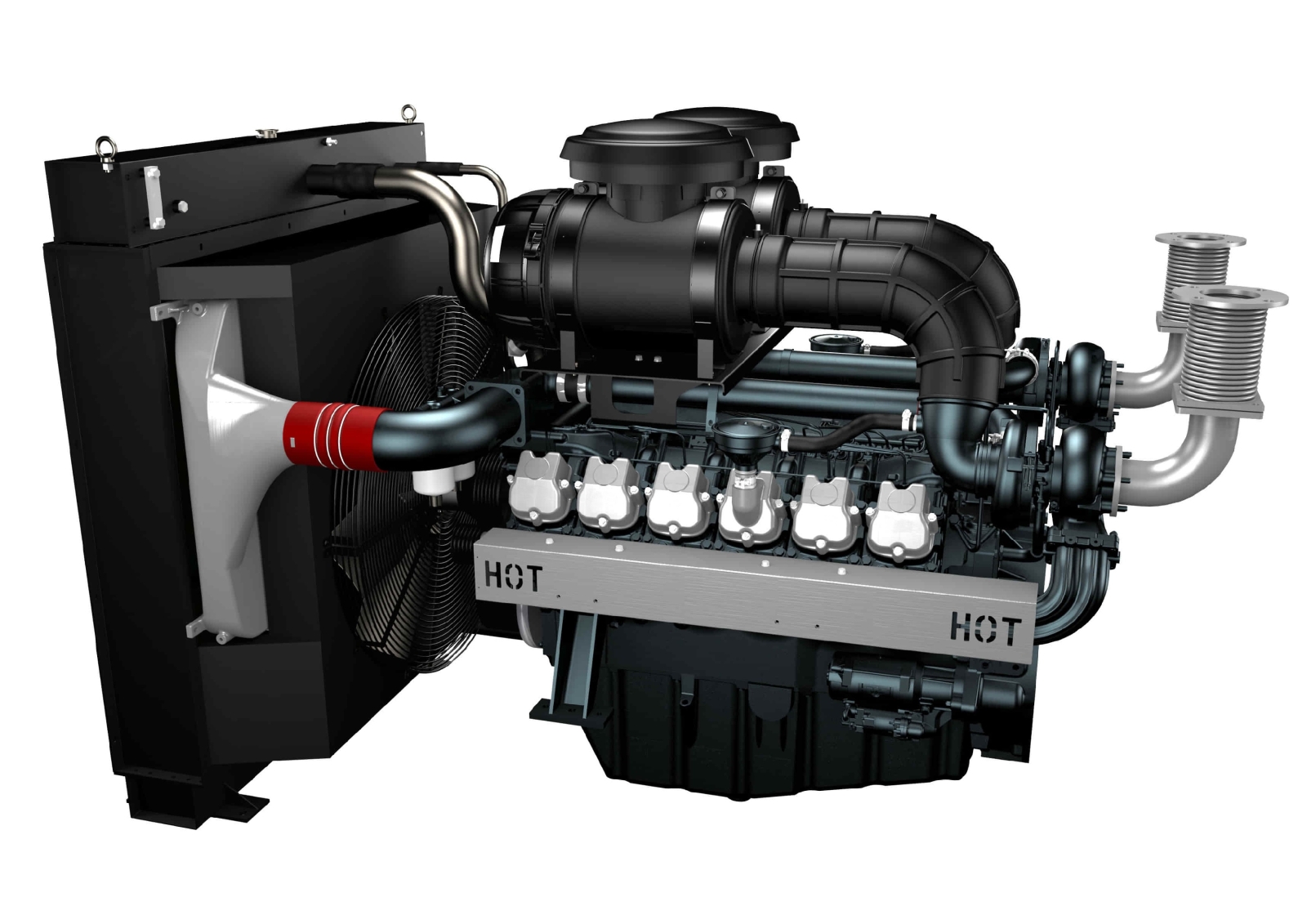 Động Cơ Diesel Hyundai DP222LC
